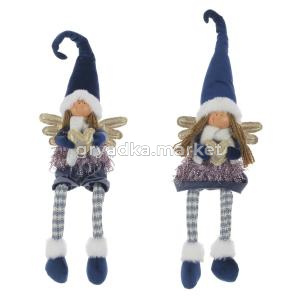 Игрушка набивная Ангел  L18 W8 H40 см, 2в.