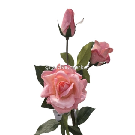 Искусственные цветы Роза из силикона Н85см