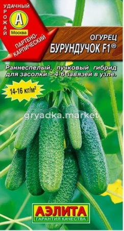 Огурец Бурундучок F1 0,25г. Аэлита