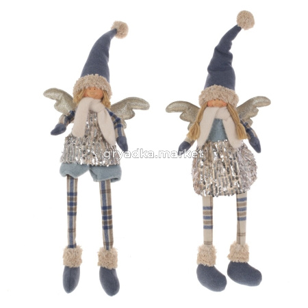 Игрушка набивная Ангел, L30 W11 H44 см, 2в.