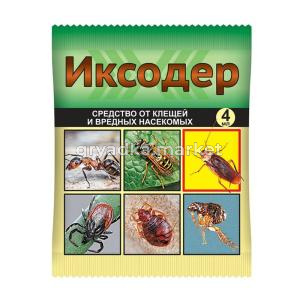 ИКСОДЕР ср-во от клещей,  амп 4мл-150 ВХ