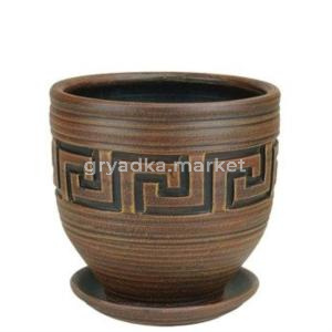 Горшок Коба 8л d26см шоколад