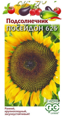 Подсолнечник Посейдон 625 (тип Лакомка) 10г Ранн (Гавриш) Н24