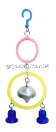 Игрушка д/птиц Кольцо малое 04 Бриллиант 5/300 