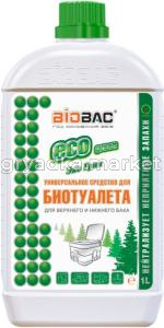 Средство д-биотуалетов Эко Грин 1л БиоБак 3-12 ББ