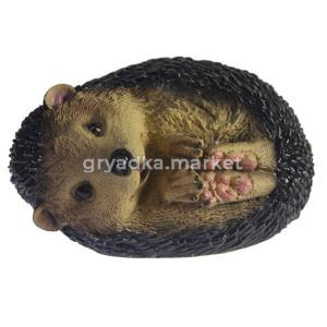 Фигура садовая Ежик свернулся L16W14H9 см (ПОЛИСТОУН) 