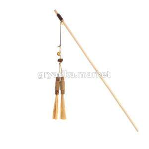 Игрушка-дразнилка для кошек из натуральных материалов 