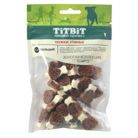 Лакомства д-собак Ножки утиные 55г Тит Бит 1-20