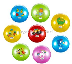 Мяч надувной диаметр 22см в ассорт