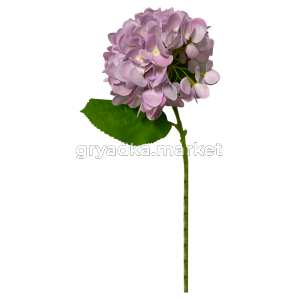 Иск.цветы Гортензия силиконовая фиолетовая H48 см