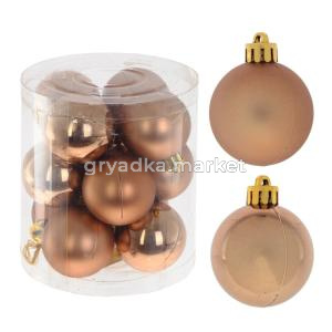 Шары набор (уп.12шт) D4 см, L9,5 W9,5 H10,5 см
