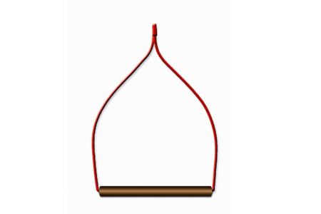 Качели для птиц фигурные 130х8хh163 мм.