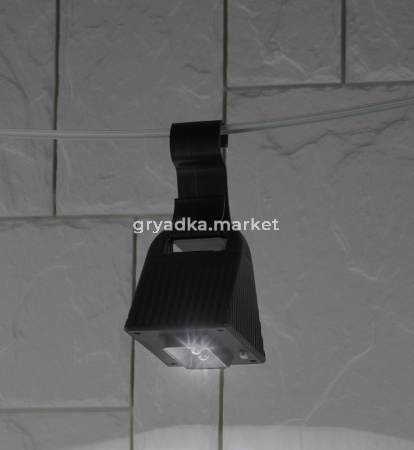 Светильник подвесной на солн. бат. с ЛАЗЕРНОЙ проекцией красные точки-1 ЭРА