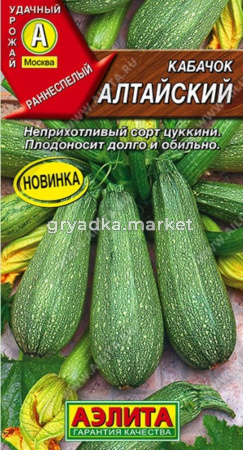 Кабачок Алтайский цуккини 1г Ранн (Аэлита)