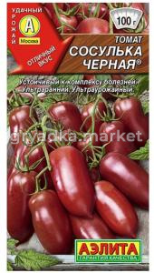 Томат Сосулька черная ® 20шт Индет Ранн (Аэлита)