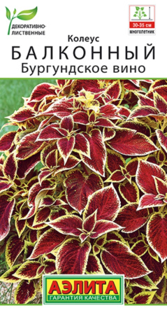 Колеус балконный Бургундское вино 5шт смесь Мн 35см (Аэлита)