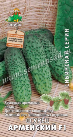 Огурец Армейский F1 (сиб.серия) (А) (ЦВ) 12шт. Поиск
