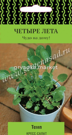 Кресс-салат Темп 1г Ранн (Поиск) Четыре лета