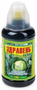 ЖКУ д-капусты 0,5л Здравень Аква с мерн.стакан. 1-12 ВХ 
