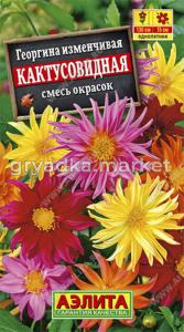 Георгина Кактусовидная смесь (Аэлита)