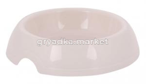 Миска пластик 0,2л бежевый Мур-Мяу 1-38