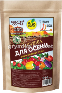 Осеннее 0,9кг Удобряша органическое удобрение 2-6 БКС