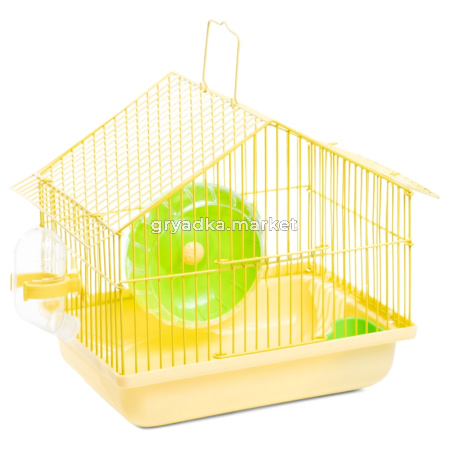Клетка YD260Y для мелких животных, эмаль, желтая, 225х170х215мм, Triol