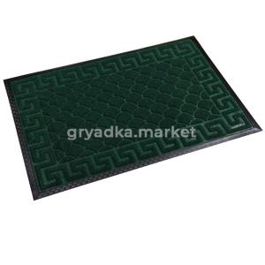 Коврик придверный с ворсом на резин. основе 60х90см зеленый -24шт