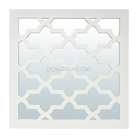 Зеркало Венеция 40х40 см белый