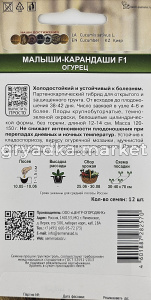 Огурец Малыши-карандаши  F1 12шт Парт Ср (Поиск) Домашняя заготовка1