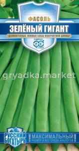 Фасоль Зеленый гигант 10шт-срспел- вьющ.зеленая Рус.богат. Гавр