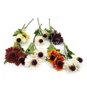 Искусственные цветы Циния микс, Н33см