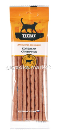 Лакомства д-кошек Колбаски Сливочные 30г Тит Бит 1-28