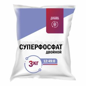 Суперфосфат Двойной КД 3 кг шк0055