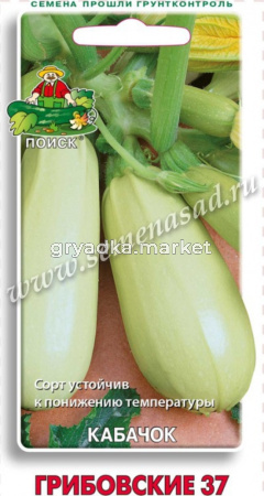 Кабачок Грибовские 37 12шт (Поиск)