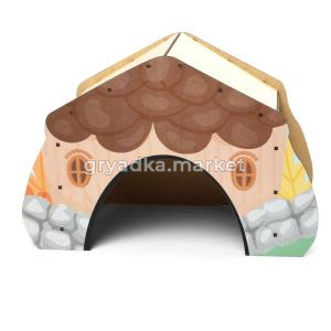 Домик для мелких животных деревянный 