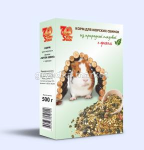 Корм д-морских свинок SEVEN SEENDS (Семь семян) с орехом 500гх16