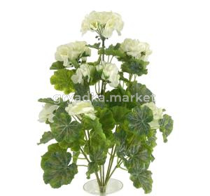 Искусственные цветы Герань белая