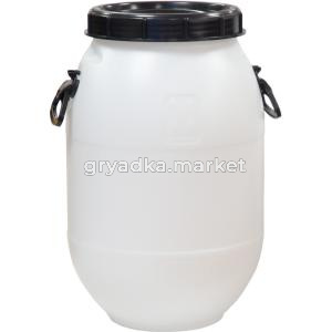 Бочка-Канистра 50л белая, крышка винт. с доп.клап-3 Радиан