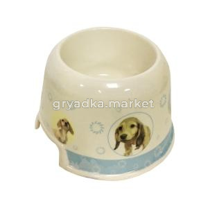 Миска д-животных пластик А024 19х12.5х12.5-Китай