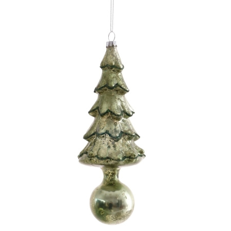 Декор подвесной Елка, L6,5 W6,5 H19 см