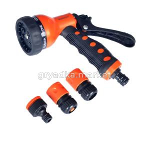 Пистолет-распылитель 7 режимов с коннекторами 1-2 - 8