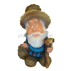 Фигура садовая Лесовик L36 W33 H50 см (ПОЛИСТОУН)