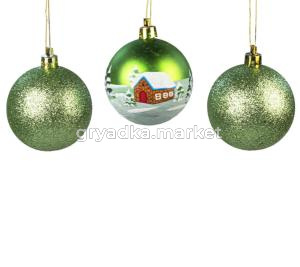 Шары набор (уп.6шт) D6 см