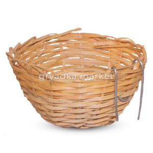 Гнездо NATURAL для птиц из лозы, d110х70мм       