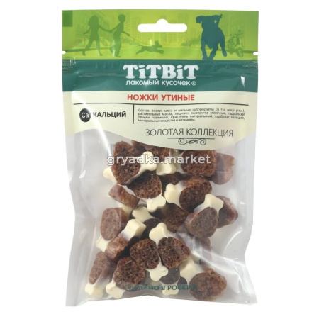 Лакомства д-собак Ножки утиные 55г Тит Бит 1-20