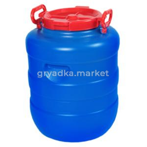 Бочка-канистра  40л цветная, квадратная крышка винт. с доп.клап-3 Радиан