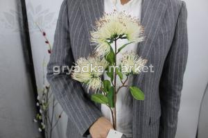 Искусственные цветы Метросидерос белый Н65см