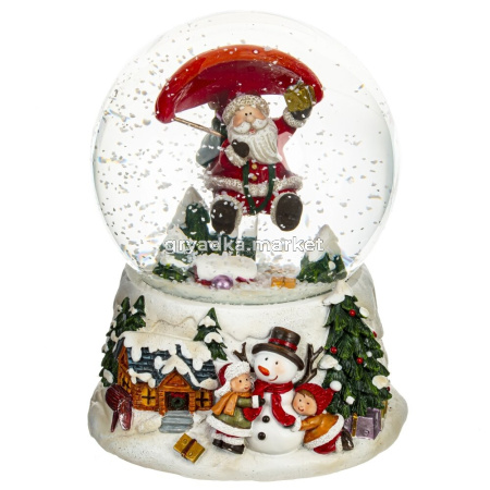 Фигурка декоративная в стекл. шаре 