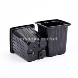 Горшок для рассады V-0,52л. 9х9х9,5 квадр-формованный-1120 А.К.